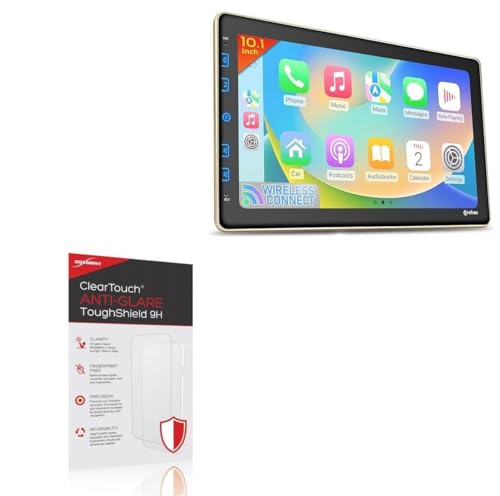 BoxWave Screen Protector Compatible With Corehan CDI-CS-JD-10AACP-C9 (10 in) - ClearTouch Anti-Glare ToughShield 9H (2-Pack), Anti-Glare 9H Tough Flexible Film Screen Protector