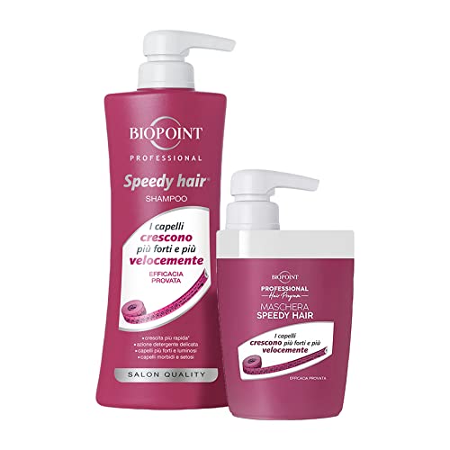 KIT CAPELLI BIOPOINT SPEEDY HAIR SHAMPOO 400ML + MASCHERA 250ML CRESCITA RAPIDA