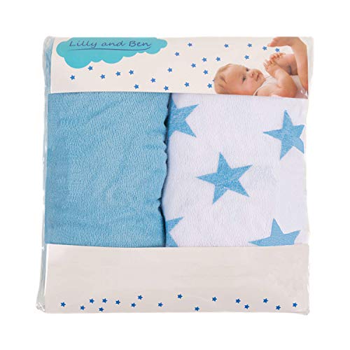 Funda cambiador bebe algodon rizo - 2 fundas cambiador bebe - funda rizo cambiador - 40x70 cm a 50x90 cm