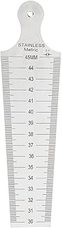 Bore gauge/Taper Gage Stainless Steel Taper Welding Gauge Inch & Metric Feeler Gap Hole Measure Tool (30-45MM)