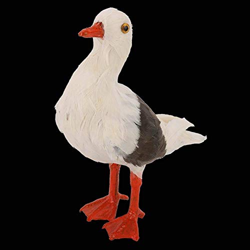 Simulation en polyéthylène de mouette : statue d'animaux robuste pour décoration - 4