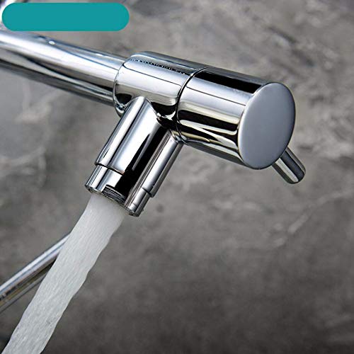 Robinet de cuisine robinet d'évier bi-fluide eau chaude et froide
