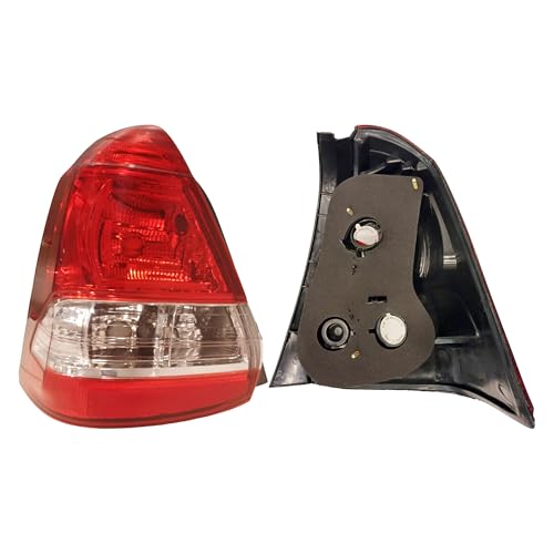 Image of Tail Light Backlight Assembly for Toyota Etios Type-2 Compatible With 2014 to 2017 Driver Side Right Side breaklight Blub not included.
