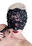 Lace Half Face Rhinestone Mask for Women, Black Masquerade Mask for Ball, Carnival, Party, Wedding, Burlesque, Cosplay, Mardi Gras, Venetian Style 0086