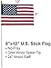 GIFTEXPRESS 12-Pack, Proudly MADE IN U.S.A. 8x12 Inch Spearhead Handheld American Stick Flags/Grave marker American Flags/USA Stick Flag (12)
