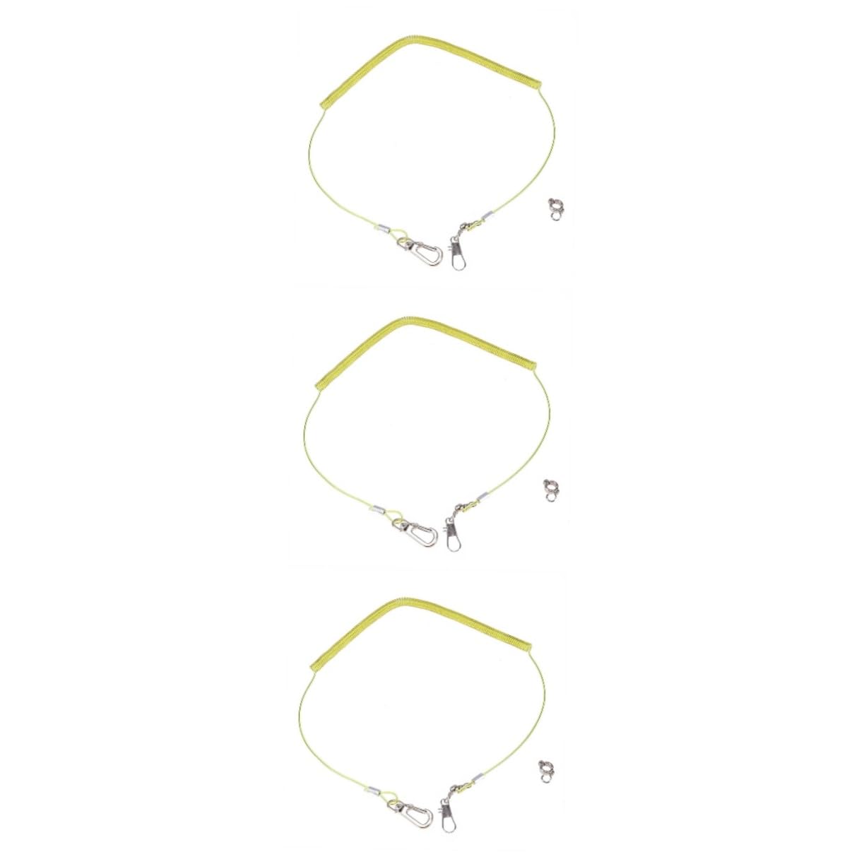 Happyyami 3 Pcs 20 Harness Bird Leash 20m Elastic Flight Rope for Pet Birds Training Random Color