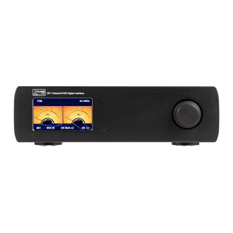 LEAUDIO YULONG DP1 Network streaming machine USB digital interface HD music DSD1024 digital signal processing (Black)