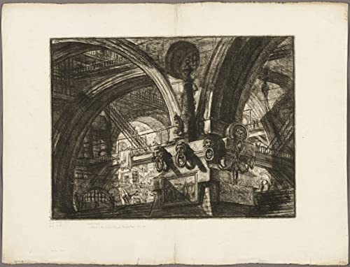 Décoration murale Piranesi : cadre toile les prisons imaginaires pour bureau