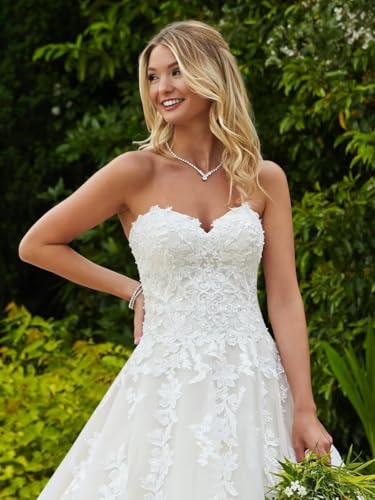 Lace Tulle Wedding Dresses for Bride 2025 Boho A-Line Bridal Dresses for Women Off Shoulder V Neck Wedding Gowns4