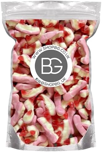 BG Pick & Mix Sweets Candy Pick n Mix Choose Your Sweetie Pouch 800g (- Jelly Vampire Fangs)