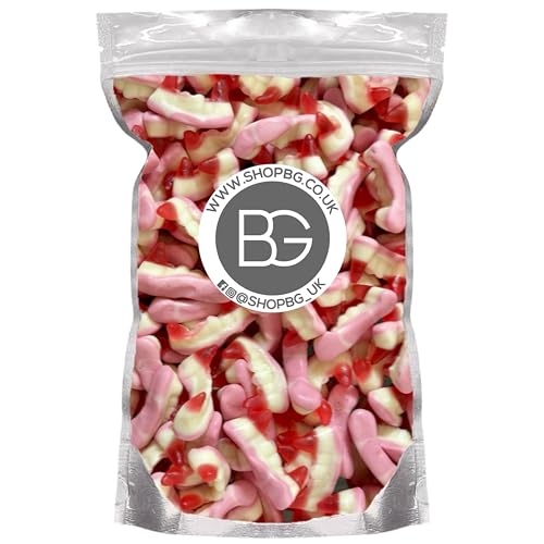 BG Pick & Mix Sweets Candy Pick n Mix Choose Your Sweetie Pouch 800g (- Jelly Vampire Fangs)