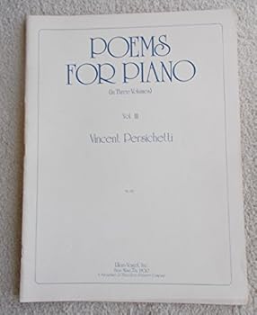 Paperback Persichetti: Poems for Piano, Op. 14 - Volume 3 Book