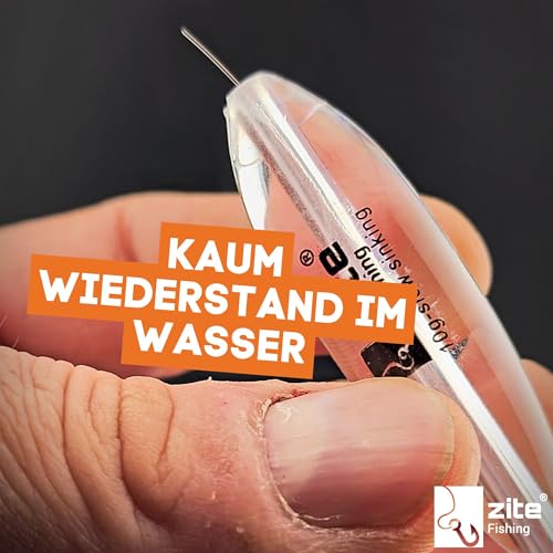 Foto von Zite Fishing Sbirolino Posen 2er-Set | 5-25g Spirolinos Forellen-Angeln Langsam Sinkend | Schwimmer für Forellenköder wie Forellenteig und Trout Spoons (5er Set)