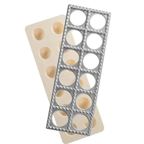 Qwertfeet Máquina de hacer raviolis, prensa, molde, potsticker, máquina de albóndigas, raviolis, kit de fabricación de pasta, herramientas para hacer pasta