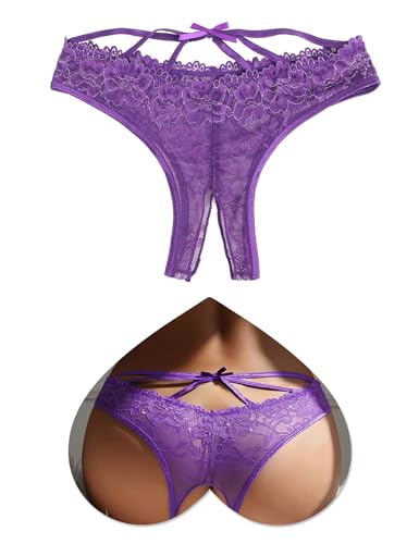 ohyeahlady Slip Donna con Buco Taglie Forti Perizoma Donna Aperto
