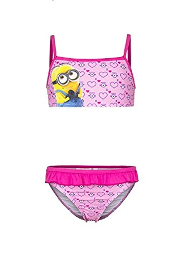 Koo-T - Traje de una Pieza - para niña Rosa Minions LP 3-4 Años