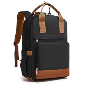 Kono Backpack Womens, 15.6 Inch Laptop Rucksack Bag for Women, School Bags for Girls, Back Pack for University Work Travel Business, Lightweight and Water Resistant