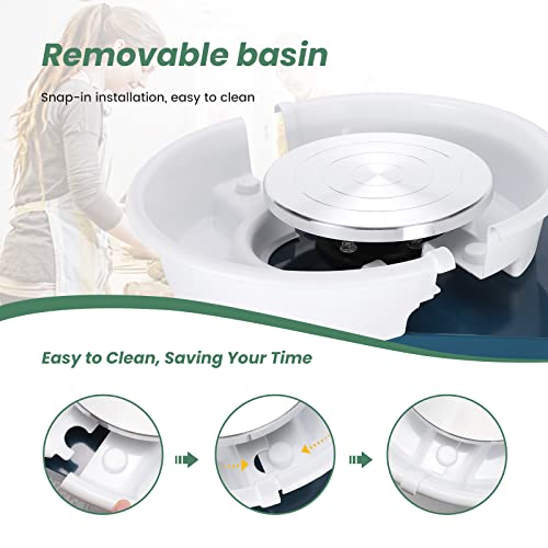 Huanyu QLW-15 Pottery Wheel Ceramic Machine 30 Cm With Foot Pedal & Lcd Screen, Electric Pottery Machine thumb #5
