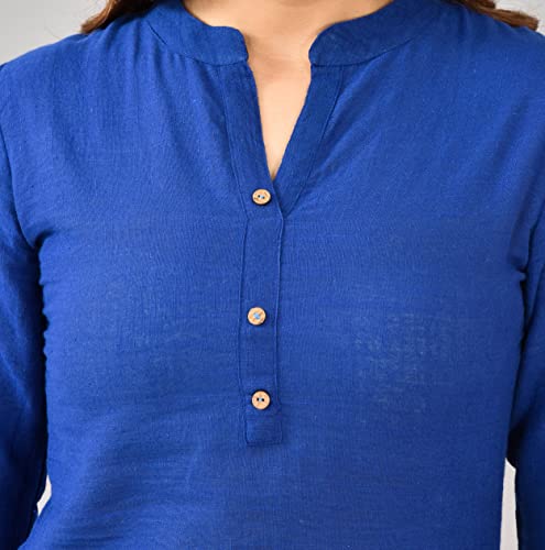 Image of Rayon Solid Kurti for Women & Girls