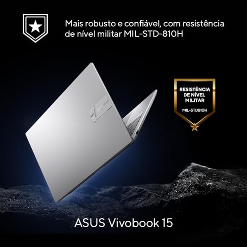 Notebook ASUS Vivobook 15, Intel Core i5, 8 GB, 512 GB SSD, KeepOS, 15.6” FHD, Cool Silver – X1504VA-NJ1741