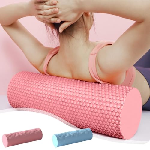 Rodillo de espuma sólida de alta densidad para masaje muscular profundo - Columna premium para yoga y fisioterapia - Herramienta portátil para tonificación corporal, fitness y recuperación miniatura 7