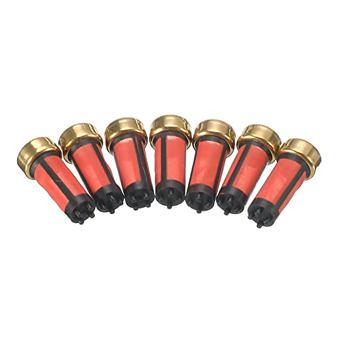 NOBRIM 20pcs/Pack OEM MD619962 Auto Car Petrol Fuel Injector Micro Filter Compatible with Mitsubishi Automobile Spare Parts 14 * 6 * 3mm