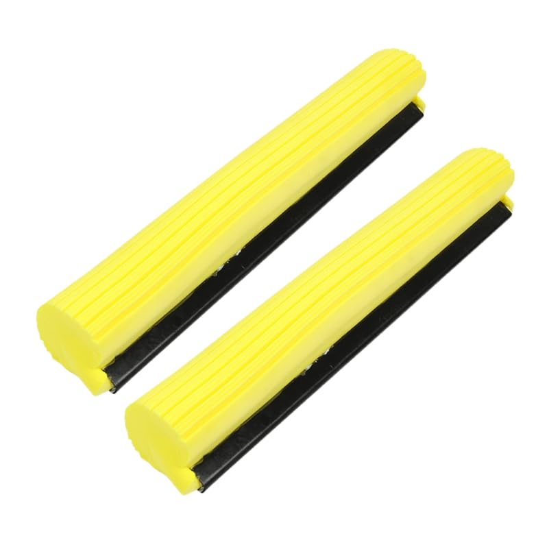 Tête de balai à franges Amosfun lot de 2 recharges absorbantes en cellulose