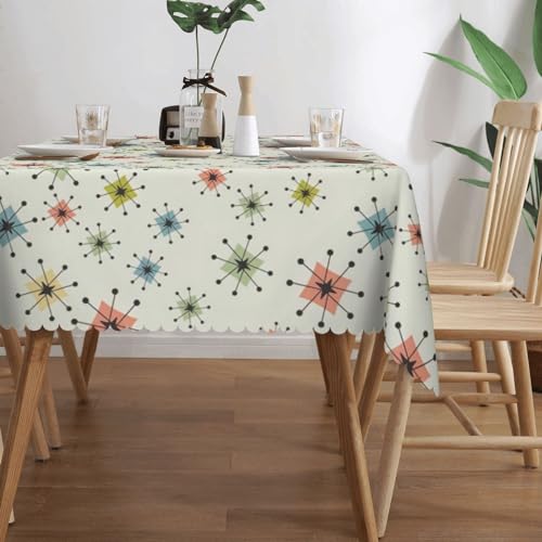 Nappe rectangulaire en tissu à motif géométrique abstrait chic - 4