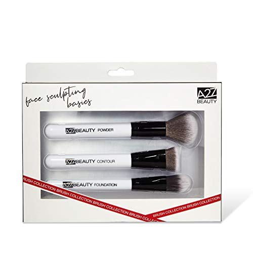 A2Z Beauty Beauty Face Sculpting Basics Brush Set, 3 Count
