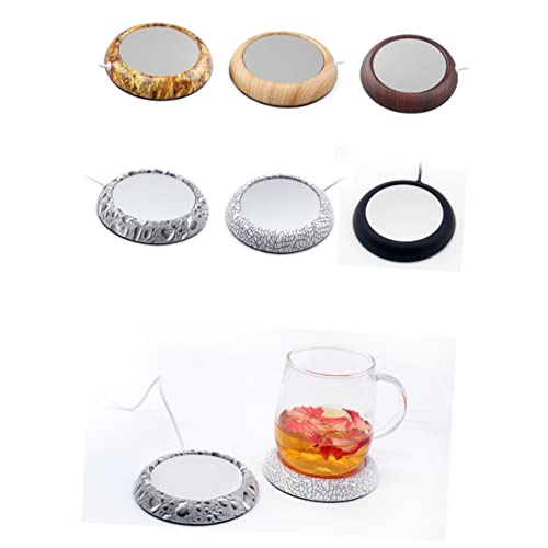 CIYODO Cordless Coffee Warmer Mug Cup Warmer Desk Coaster for Tea Heat Preservation Mug Office Home Use