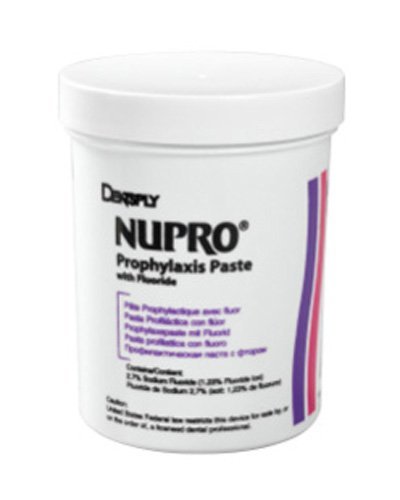 Dentsply 801122 Nupro Prophy Paste Medium Grit Mint with Fluoride 12 Oz Jar