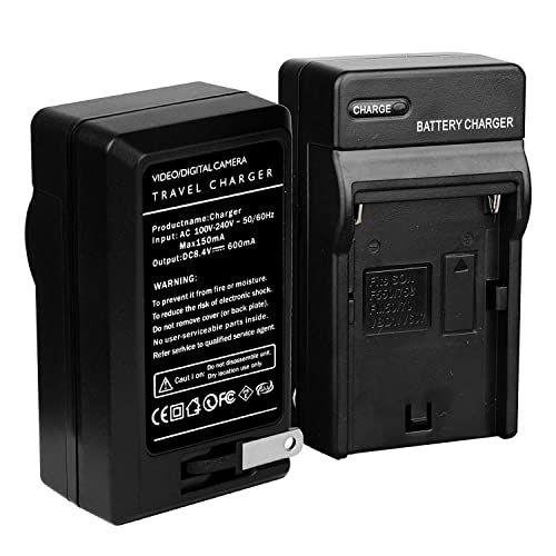 Image of GVM 2 Pack NP-F750 Li-ion Replacement Batteries and Chargers 4400mAh Batteries with Dual Travel Chargers with NP-F550 /570 /750 /770 /960 /970 /DCR /HVR /HVL Camera Camcorder LED Video Light Slider Monitor