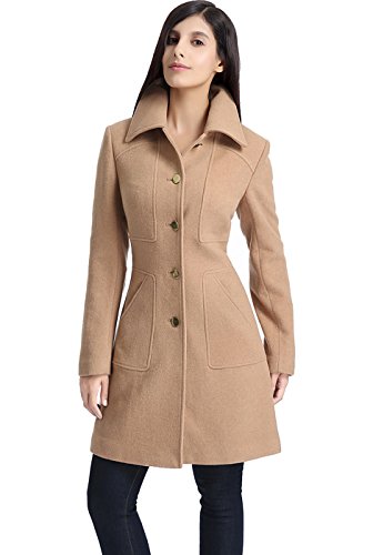 BGSD Women Elizabeth Wool Blend Walking Coat (Also available in Plus Size and Petite)