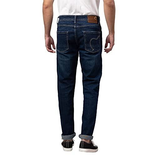 Image of Being Human Blue Slim Straight Fit Men's Denims Clothing