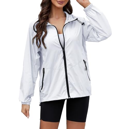 Chaqueta de abrigo para mujer con forro espeso de pelo y acabados resistentes al agua