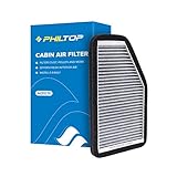PHILTOP Cabin Air Filter w/Activated Carbon, Compatible with CF10548 Ford Escape 2007-2012, Mercury