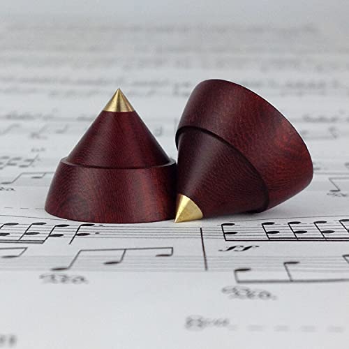 4 pieces sandalwood Dia.23mm Audio Cones wood HiFi Mounts audio Stand Feet amplifier Feet Speaker Shock Shockproof Spikes
