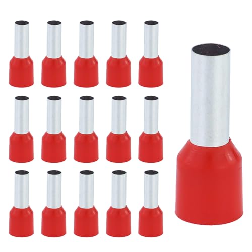 Lot de 110 embouts de câble 10 mm² - Embouts de câble isolés pour connexion de fils (10 mm² x 12 mm)