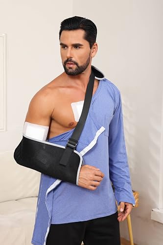 HORSSLE Post Shoulder Surgery Shirt, Comfy Wear After Surgery Shirts, Full Open Side Snap Chemo & Dialysis