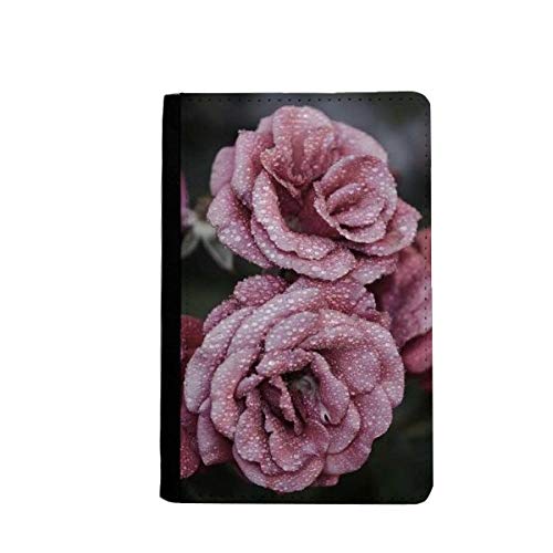 Étui portefeuille de voyage à roses pour ranger passeport et éviter les pertes