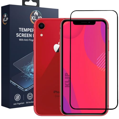 Image of Military-Grade Gorilla Tempered Glass For iPhone 11 / iPhone XR With Installation Kit | Edge to Edge Coverage | Black