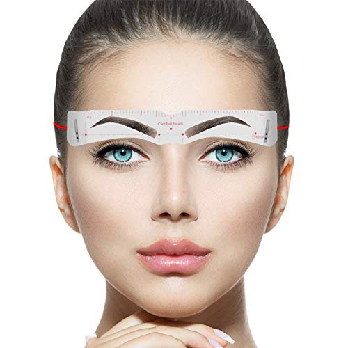 Eyebrow Stencil, 12PCS Eyebrow Shaper Kit, Reusable Eyebrow Template With Strap, 3 Minutes Eyebrows Makeup Tools For Eyebrows for beginners