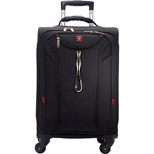 SwissGear TravelGear 1900 22 Inch Carry-On Spinner Luggage - (Black)