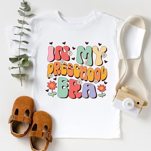 In My Preschool Era Shirt, Preschool Vibes T-Shirt, First Day of School Shirt, Back to School Shirt, Preschool Toddler Tee3