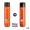 Matrix Mega Sleek Shampoo | Controls Frizz Leaving Hair Smooth & Shiny | With Shea Butter | For Dry, Damaged Hair | Clarifying Shampoo | Salon Professional Shampoo | Packaging May Vary | 10.1 Fl. Oz.