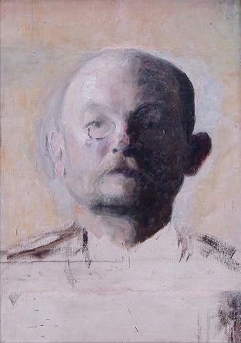 Peinture murale Vilhelm Hammershoi portrait de Kristian Zahrtmann en impression toile premium
