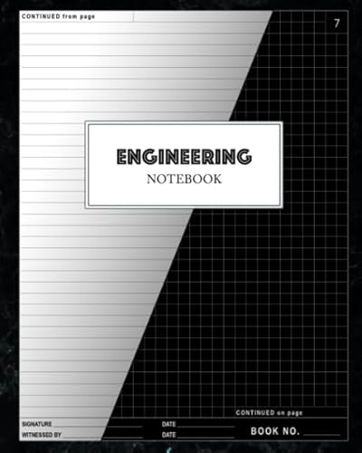 Engineering Notebook: Engineer Lab Quadrille Graph Paper with Alternating Lined Ruled Pages for Laboratory Work: 100 Pages Professional Layout 8" x 10" (Notebooks for Students)