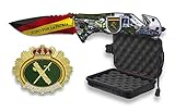 De la marca Albainox Tiendas LGP Albainox – 33998-1 – Set Navaja ALBAINOX Guardia Civil – Chapa Guardia Civil y Caja Estanca, Herramienta para Caza, Pesca, Camping, Outdoor, Supervivencia y Bushcraft