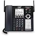 VTech AM18447 Main Console 4-Line Expandable Small Business Office Phone System with Answering Machine, Intercom, Auto Attendant & Music on Hold, Black