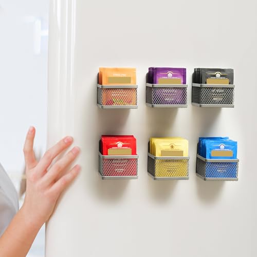 Rangement thé magnétique et organiseur de sachets de thé pour cuisine